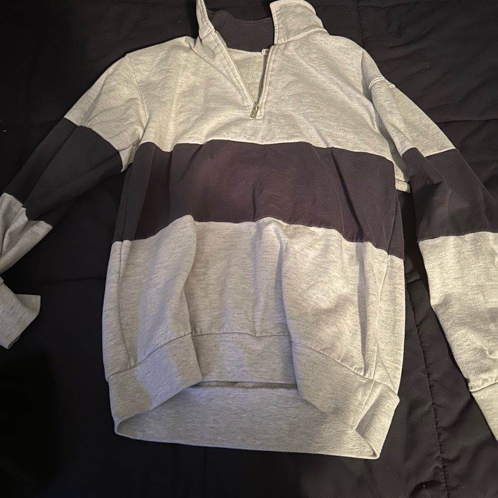 Quarter zip, warn once or twice